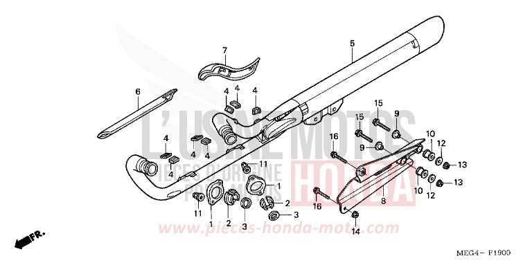 ABGAS-SCHALLDAEMPFER von Shadow Aero CANDY BLAZE ORANGE (YR196BB) von 2006